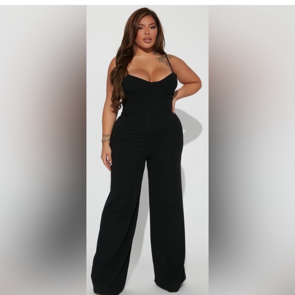 Fashion Nova Taking Notes Jumpsuit New!